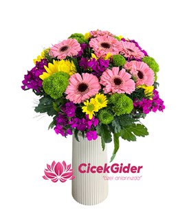 Mersin çiçek siparişi, Mersin canlı çiçek, Mersin vazo çiçek