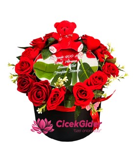 Tek Çiçeğim Sensin, Kalıcı Sevgili Hediyesi, Mersin Çiçekçi,