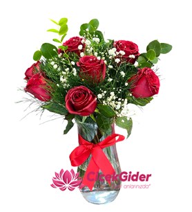 Sevginin İfadesi, 7'li Kırmızı Gül, Mersin Çiçekçilik, 