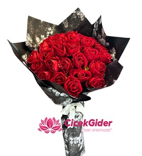 yapay gül buketi, sonsuz aşk gül, romantik hediye, 