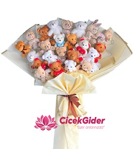 Mersin Ayıcık Buketi, Ayıcık buketi, Mersin Çiçekçilik, 